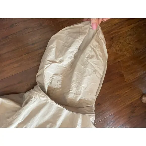 EILEEN FISHER Hidden Hood Jacket *Beige Color - Picture 5 of 8